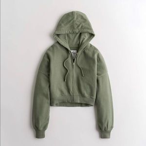 Hollister crop hoodie